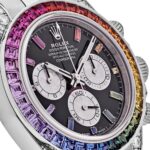 Daytona 116599RBOW 'Rainbow' White Gold Black Dial Sapphire Bezel (2022)