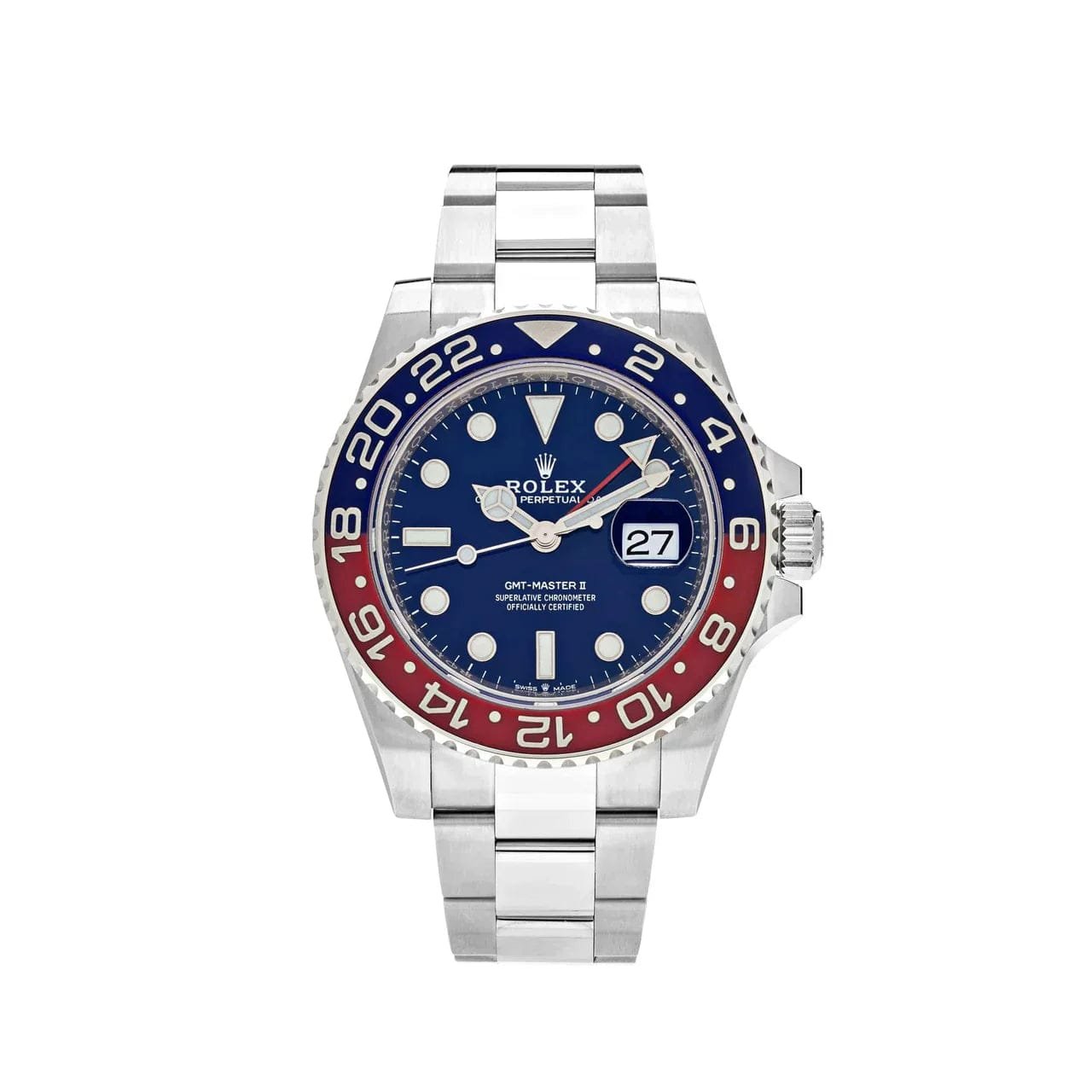 GMT-Master II 126719BLRO 'Pepsi' White Gold Blue Dial (2021)