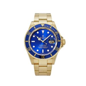 Submariner Date 16618LB Yellow Gold Blue Dial