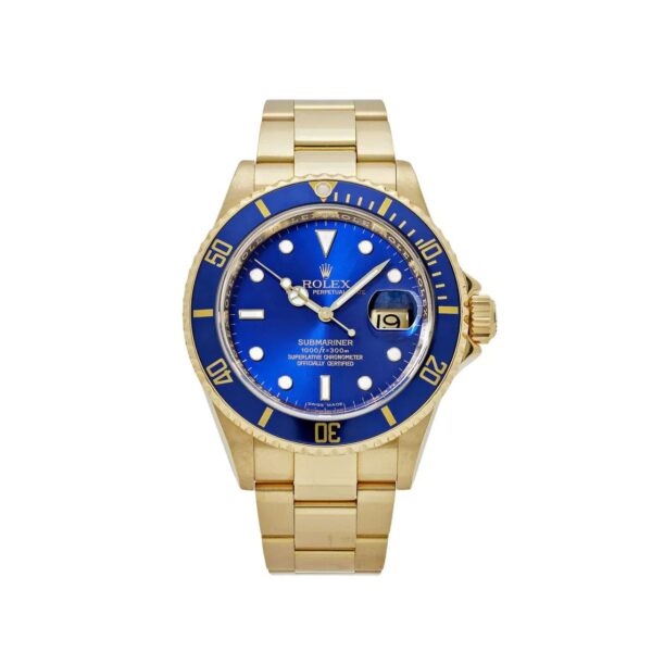 Submariner Date 16618LB Yellow Gold Blue Dial