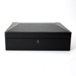 WOLF British Racing 15 Piece Watch Box | Black