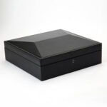 WOLF British Racing 15 Piece Watch Box | Black