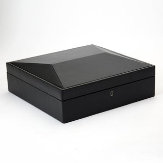 WOLF British Racing 15 Piece Watch Box | Black