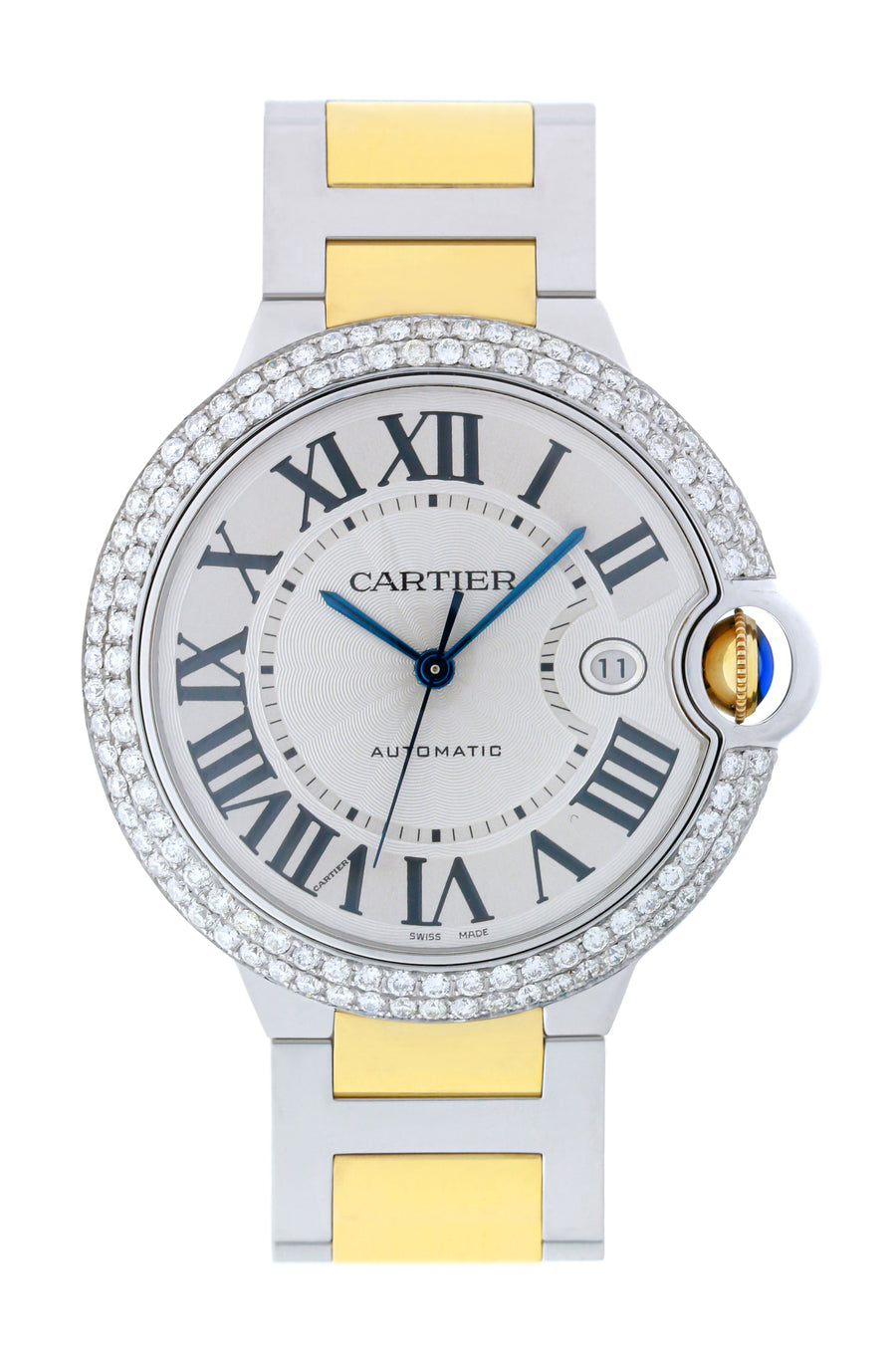 Cartier Ballon Bleu 42mm 18k Yellow Gold and Steel