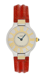 Cartier De Must 21 Stainless Steel And Gold Plated 31mm
