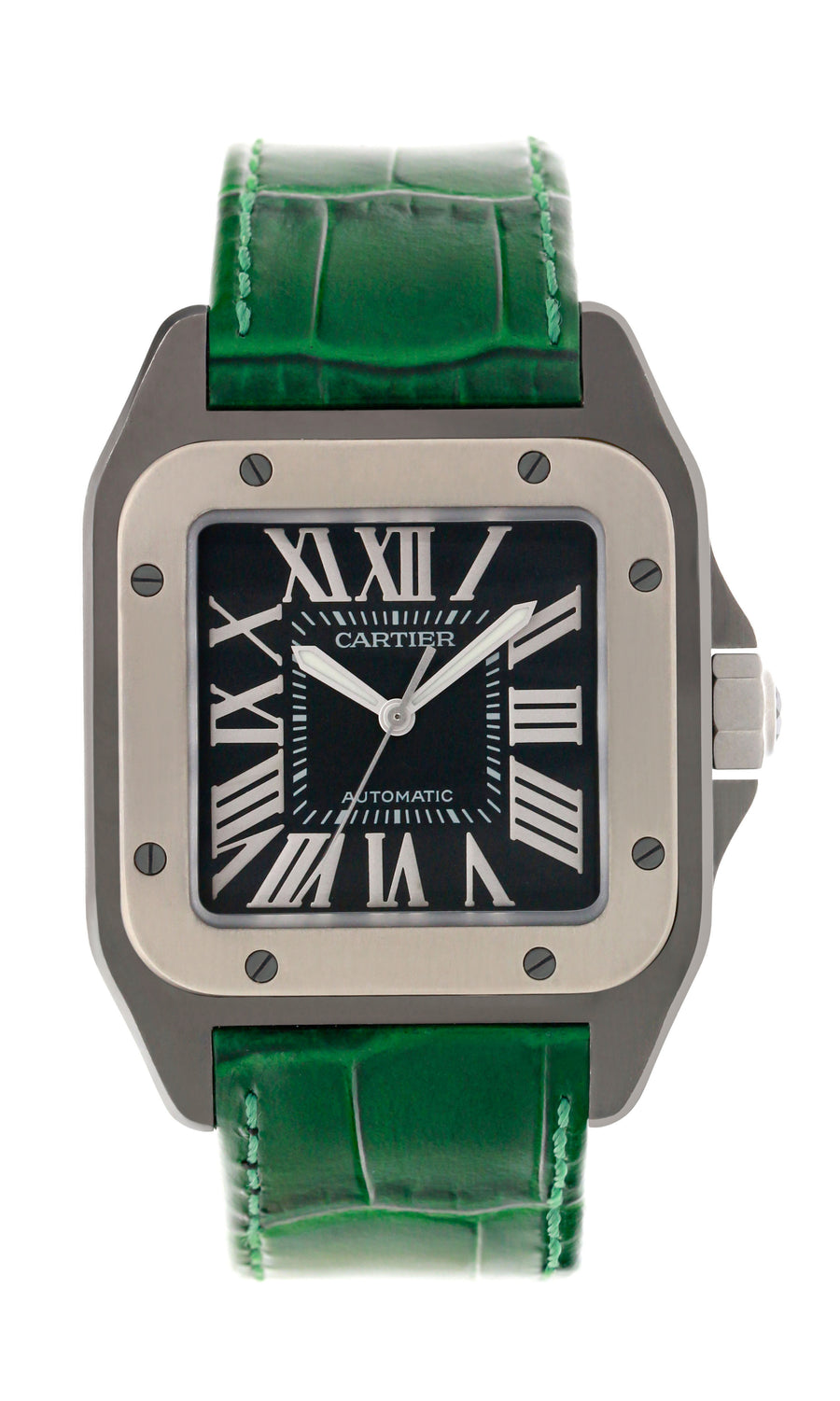 Cartier Santos 100 Carbon / 100 ADLC 40mm