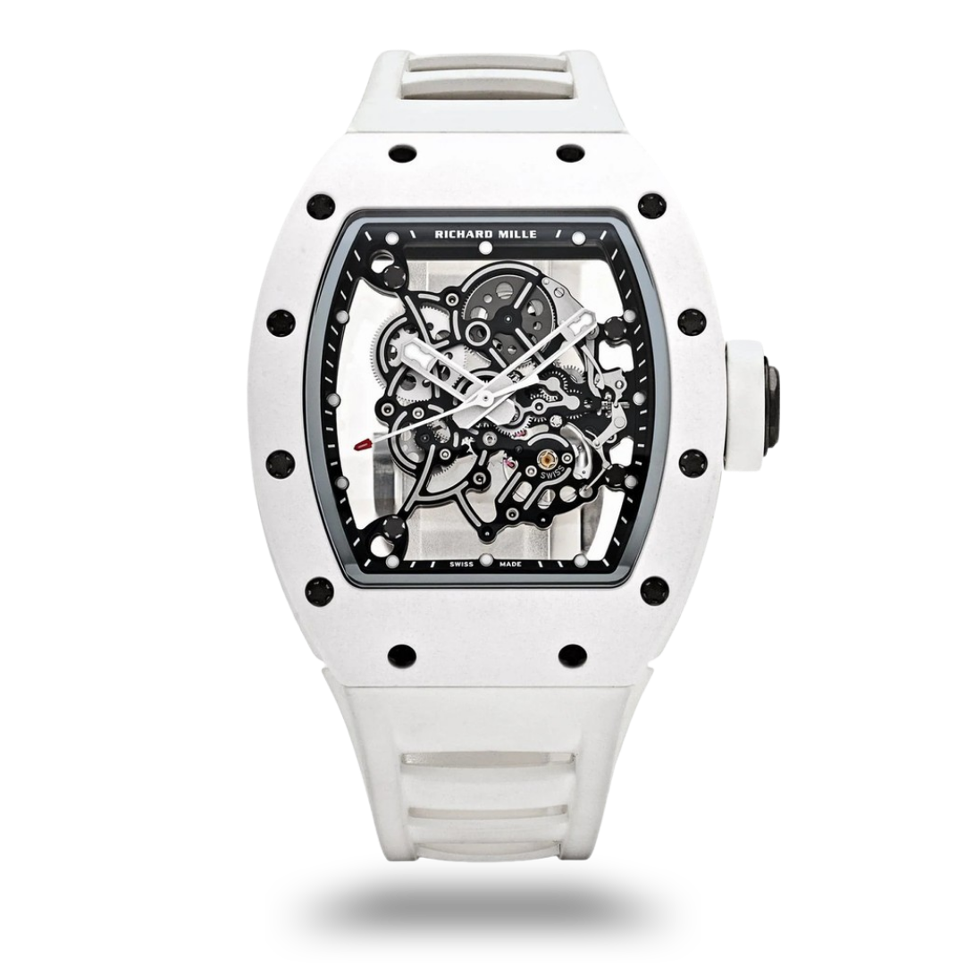 Richard Mille RM055 Bubba Watson White Ceramic