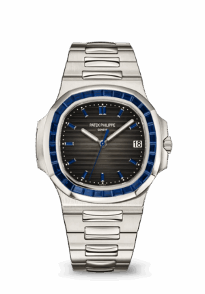 Nautilus Platinum Sapphire Black Dial 40mm