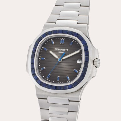 Nautilus Platinum Sapphire Black Dial 40mm